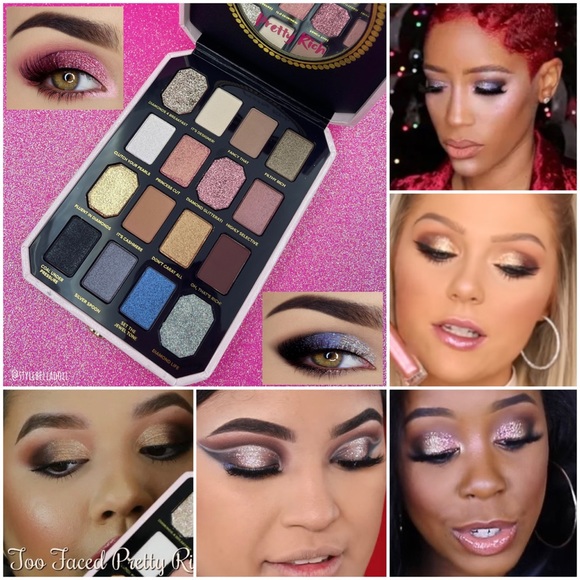 🆕 Too Faced Pretty Rich Diamond Light Eyeshadow Palette - Picture 8 of 17